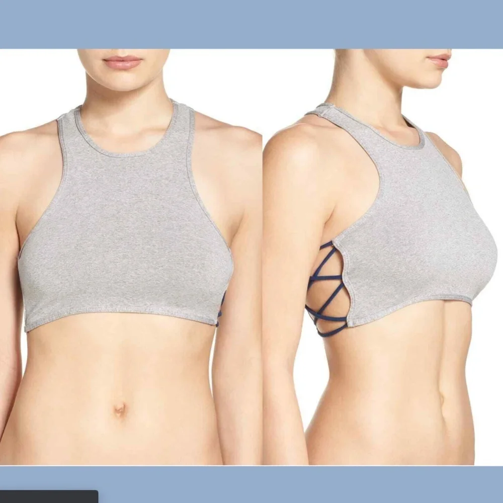 NEW $38 Free People Intimately FP Racerback Crisscross Bralette [SZ XS/S ] #3970